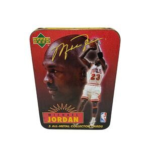 1996 Upper Deck Michael Jordan 5 All Metal Collector Cards